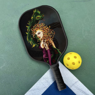 Mythische Medusa Griekse Mythologie Slang Gorgon Pickleball Paddle