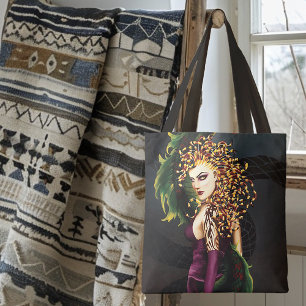 Mythische Medusa Griekse Mythologie Slang Gorgon Tote Bag