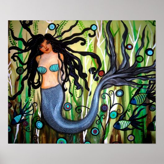 MYTHISCHE MERMAID POSTER (Voorkant)
