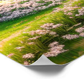 Mythische oase in het bos poster (Hoek)