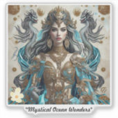 Mythische oceaanlegendes sticker (Voorkant)