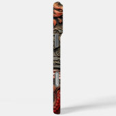 Mythische Red Dragon Relief Case-Mate iPhone Case (Achterkant / Rechts)