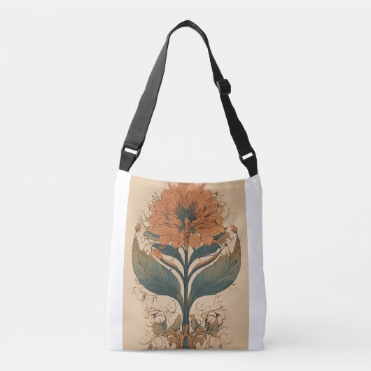 Mythische Revival: Phoenix in Bloom - Canvas tas (Voorkant)