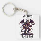 Mythische Rockstar: Bigfoots gitaarsolo Sleutelhanger (Voorkant)