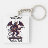 Mythische Rockstar: Bigfoots gitaarsolo Sleutelhanger (Achterkant)