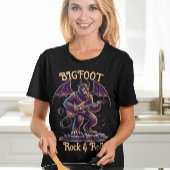 Mythische Rockstar: Bigfoots gitaarsolo T-shirt