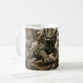 Mythische Stenen Bewaker Fantasy Sticker Koffiemok