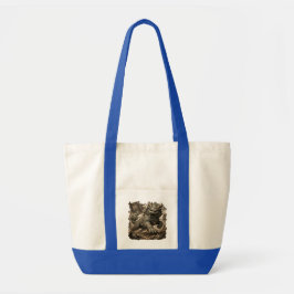 Mythische Stenen Bewaker Fantasy Sticker Tote Bag