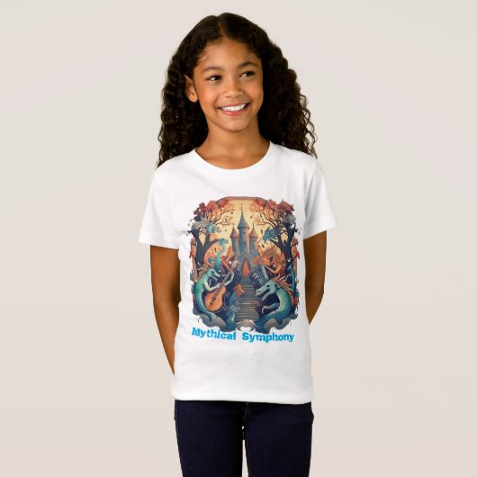 Mythische symfonie-1 t-shirt (Voorkant volledig)