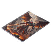 Mythische vurige demon notitieboek (Linkerzijde)
