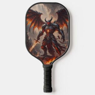 Mythische vurige demon pickleball paddle