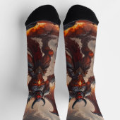 Mythische vurige demon sokken (Top)
