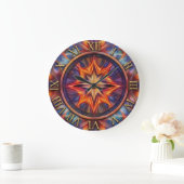 Mythische vuur wandklok (Huis)