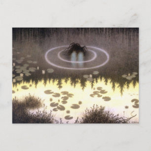 Mythische waterspliet nokken briefkaart