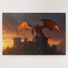 Mythische Welshe Draak Legpuzzel