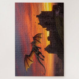 Mythische Welshe Draak Legpuzzel