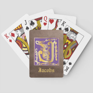 Mythische wezens uit de 16e eeuw Sierlijke hoofdle Pokerkaarten