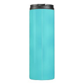 Mythische Zee draak in zeewier Aqua Blue Thermosbeker (Achterkant)