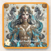 Mythische Zee Godin Bier Onderzetter (Voorkant)
