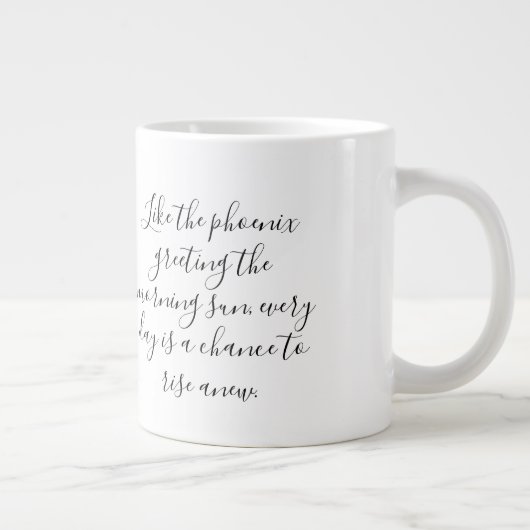 Mythological Phoenix Mug Grote Koffiekop (Rechts)