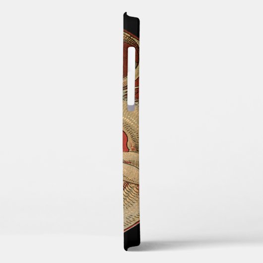 mythologie, Antiek gouden Aziatische draak Case-Mate iPhone Case (Achterkant / Links)