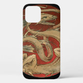 mythologie, Antiek gouden Aziatische draak Case-Mate iPhone Case (Achterkant)