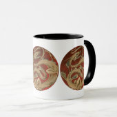  mythologie, Antiek gouden Aziatische draak Mok (Voorkant rechts)