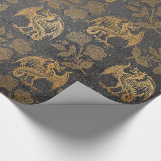  mythologie Fantasy Dragon Wallpaper Cadeaupapier (Hoek)