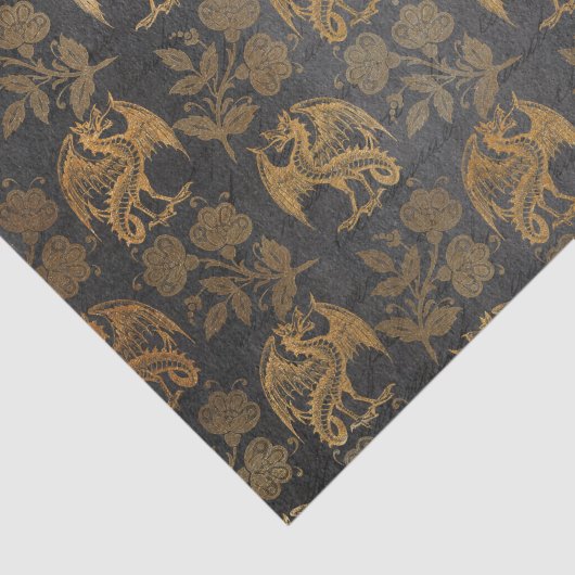  mythologie Fantasy Dragon Wallpaper Tissuepapier (Detail)