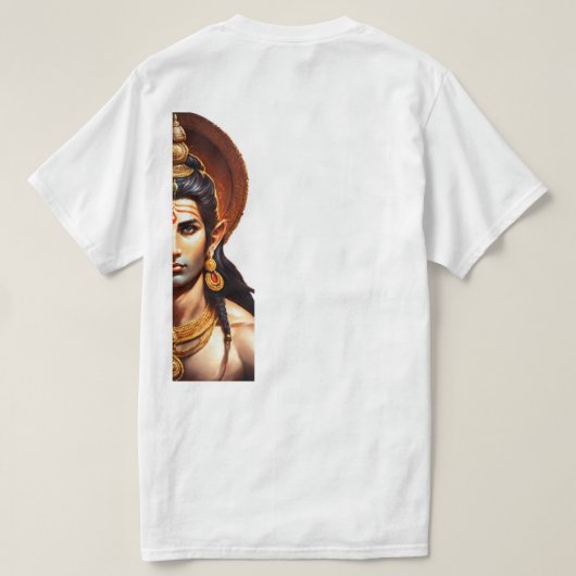 Mythologie-geïnspireerd T-shirt – legendarische De (Design achterkant)