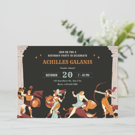 Mythologie Helden Kaart (Staand voorkant)