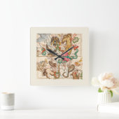 Mythologie Medieval Astronomie  Kunst Vierkante Klok (Huis)