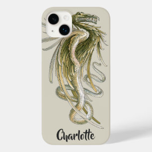  mythologie, scharnierende draak met slangenstaart Case-Mate iPhone case