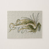  mythologie, scharnierende draak met slangenstaart legpuzzel (Horizontaal)