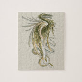  mythologie, scharnierende draak met slangenstaart legpuzzel (Verticaal)