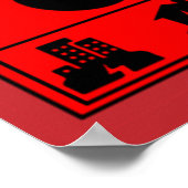 Mythologie van de Japanse aardbeving Poster (Hoek)