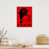 Mythologie van de Japanse aardbeving Poster (Keuken)