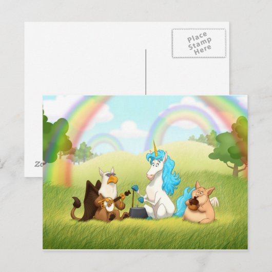 Mythologisch Briefkaart (Voorkant / Achterkant)