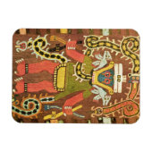 Mythologisch geborduurd, Paracas Necropoli Magneet (Horizontaal)