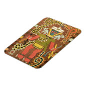 Mythologisch geborduurd, Paracas Necropoli Magneet (Linkerzijde)