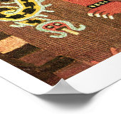 Mythologisch geborduurd, Paracas Necropoli Poster (Hoek)