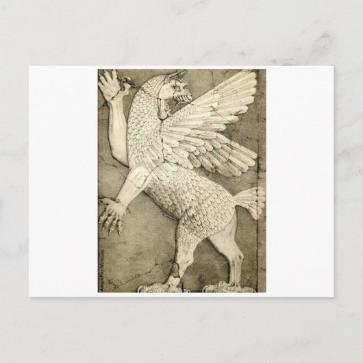 Mythologisch gevlekt cijfer briefkaart (Voorkant)