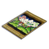 Mythologisch Leeuw Spiraal Notebook Notitieboek (Linkerzijde)