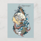 mythologisch zeepaard briefkaart (Voorkant)