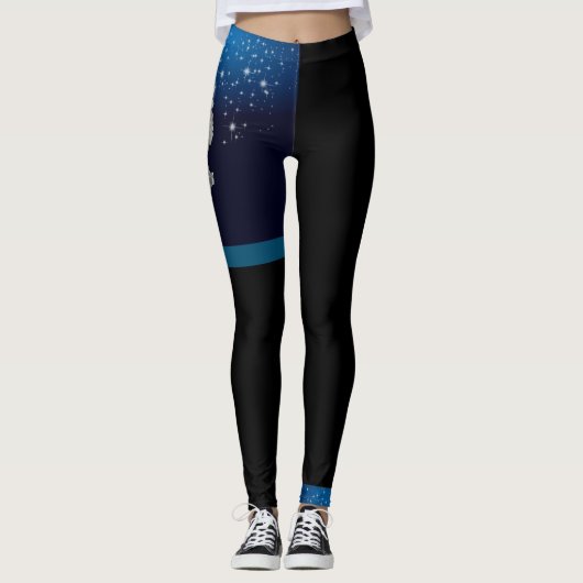 Mythologische broek, spirituele godin god leggings (Voorkant)