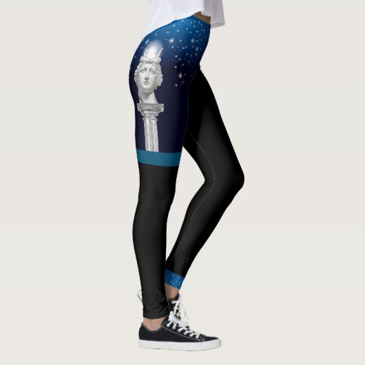 Mythologische broek, spirituele godin god leggings (Rechts)