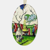 Mythologische draak keramisch ornament (Links)