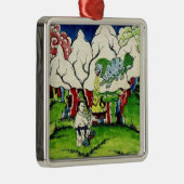 Mythologische draak metalen ornament (Rechts)