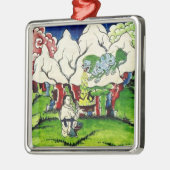 Mythologische draak metalen ornament (Links)