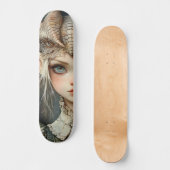 Mythologische Dragon Nymph Girly Schaats Deck Persoonlijk Skateboard (Voorkant)